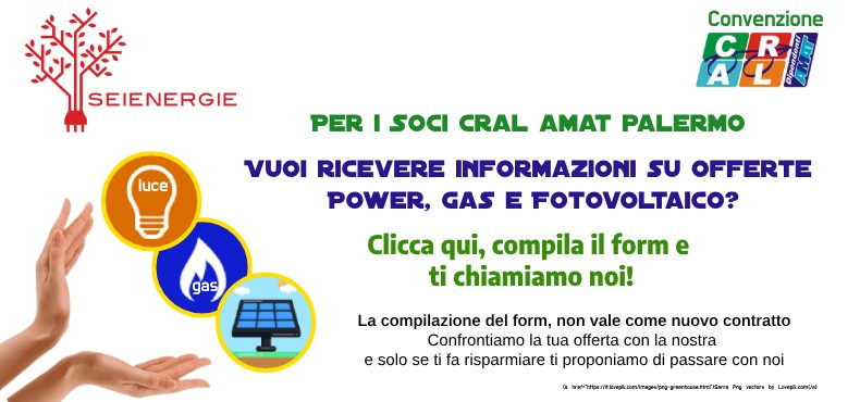 Seienergie convenzione Cral Amat